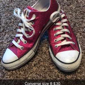 Converse sequined shoes